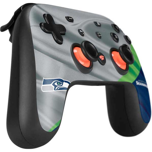 NFL Seattle Seahawks Google Stadia Controller Skin